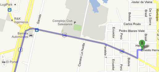 Mapa de ubicación de Ciroman S.A.